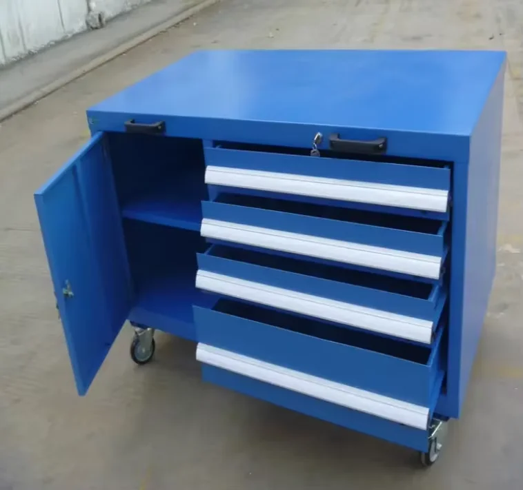 Tool Storage Cabinet for Garage Workshop Equipment Rolling Tool Cabinet with Keyed Locking System