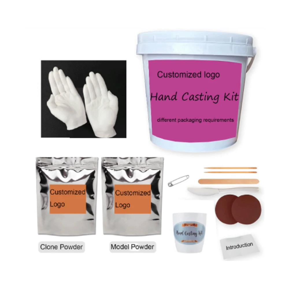 Hot Selling Alginate Molding Powder Wholesale 3D Handprint Life hand casting kit for Family Gift