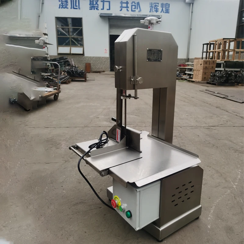 Home Use Commercial Butcher Chicken Metal Cutting Band Saw Meat and Bone Cutting Machine Beef Cutter Machine Bone Saw