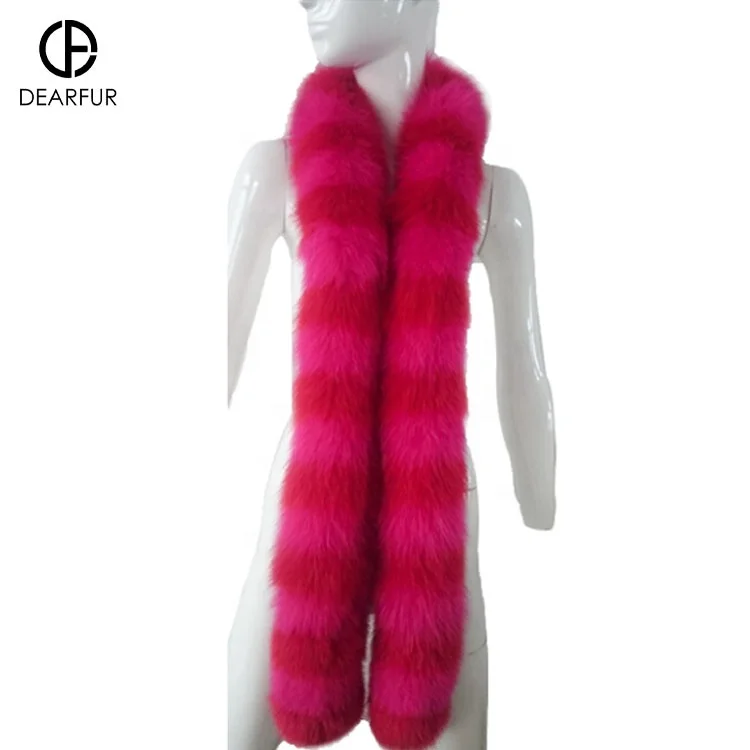 Autumn Wholesale Woman Animal Fox Fur Scarf Scarves For Women