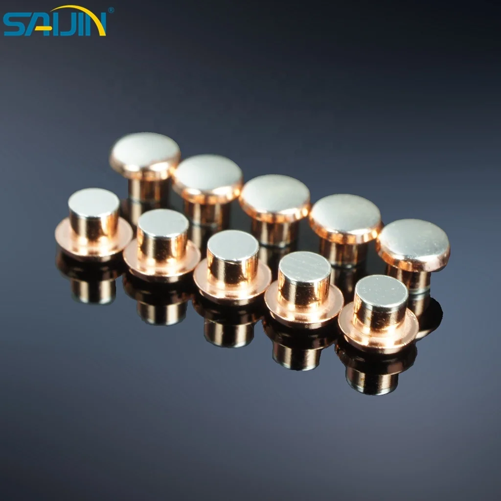 silver bimetal rivet  contact for power switch 20A