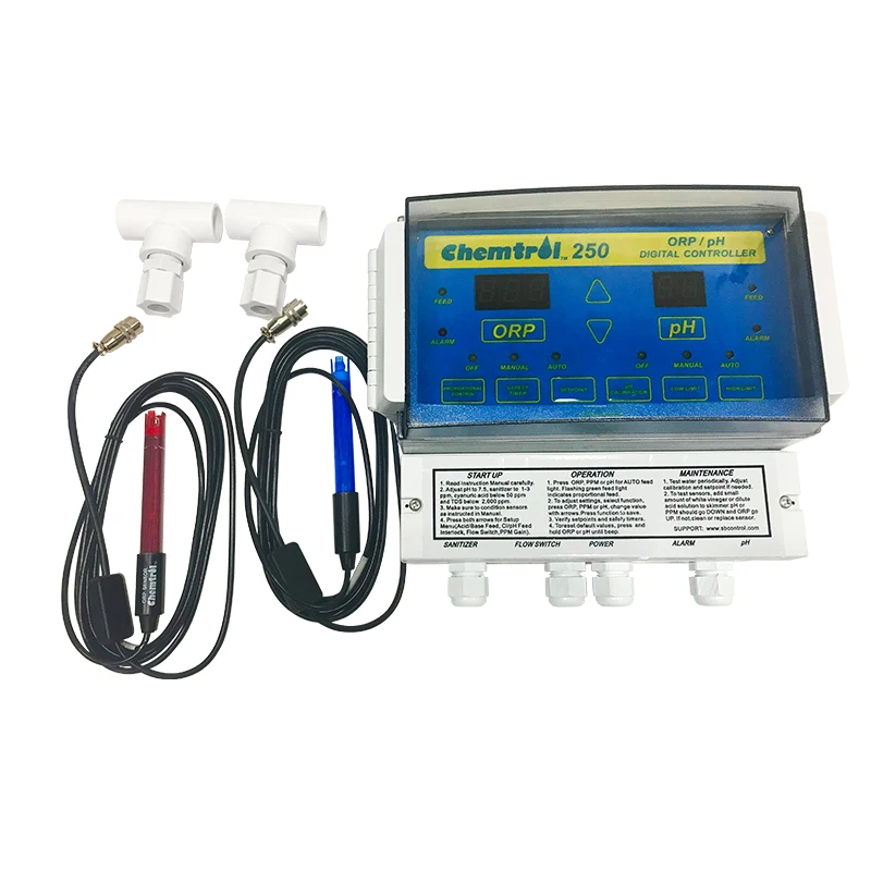 Swimming Pool Cleaning PH+ORP Controller Ccorel 250 Water Quality Monitor