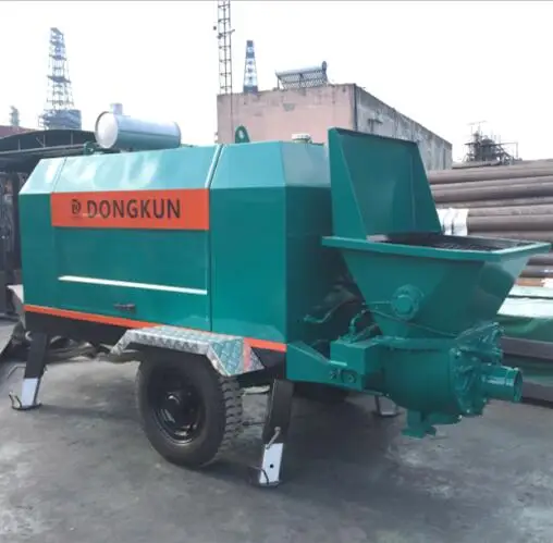 High Efficiency diesel machine small pump self loading concrete mixer