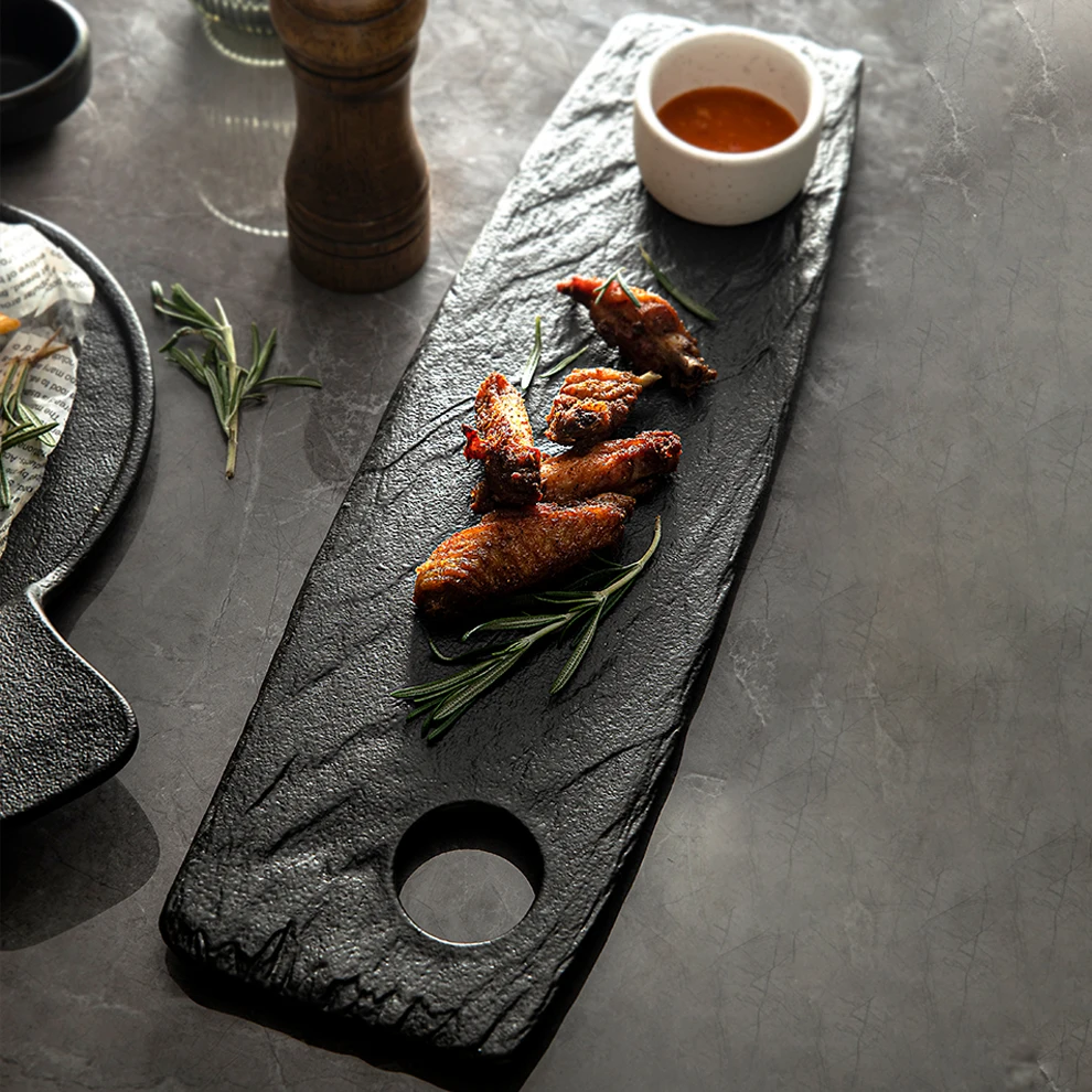 Керамическая тарелка Geschirr piassiette десертная для японских суши-тарелка продолговатая роскошная фарфор