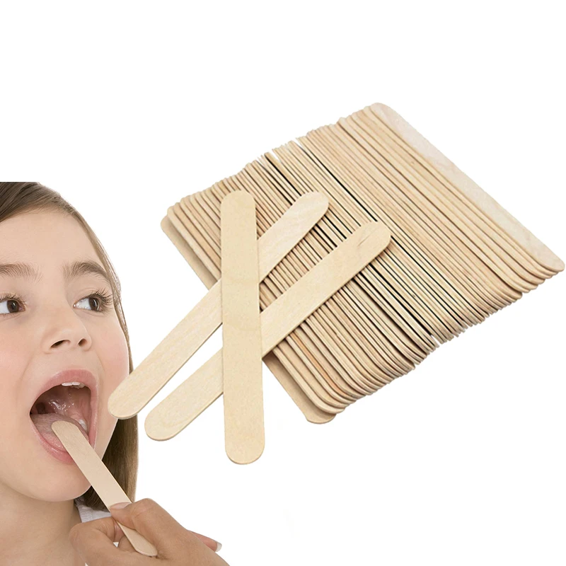 Adult size Sterile Wooden Tongue Depressor for Medical Consumable