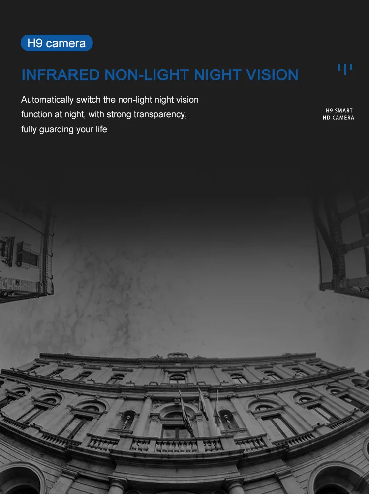 H9 1080P HD Wide Angle Mini DV Night Vision Camera Wireless Motion Detection WIFI Mini Camcorders