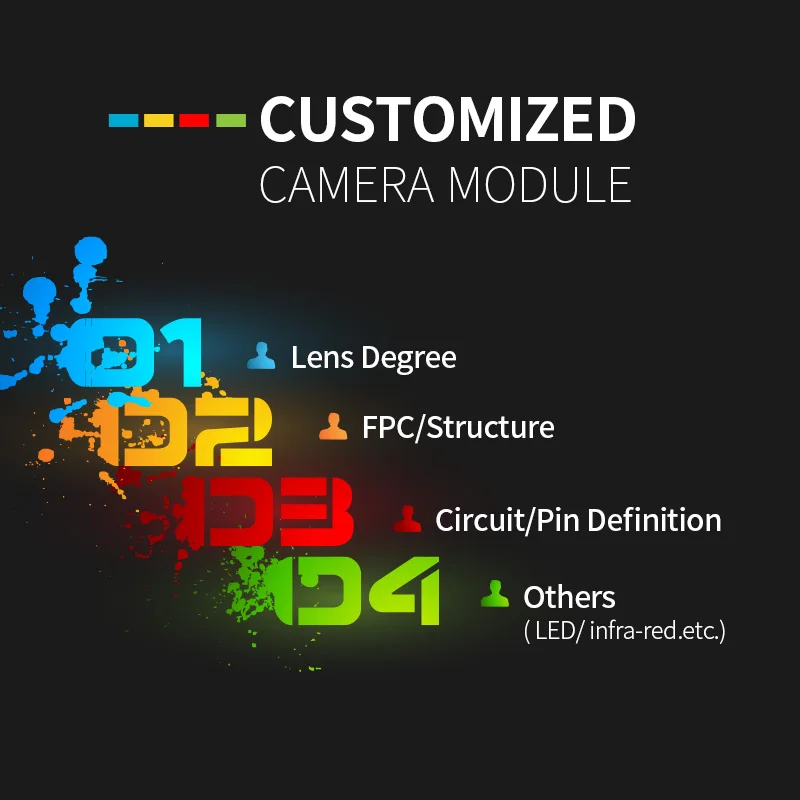4MP GC4653 2K low light driving recorder law enforcement instrument Mipi camera module