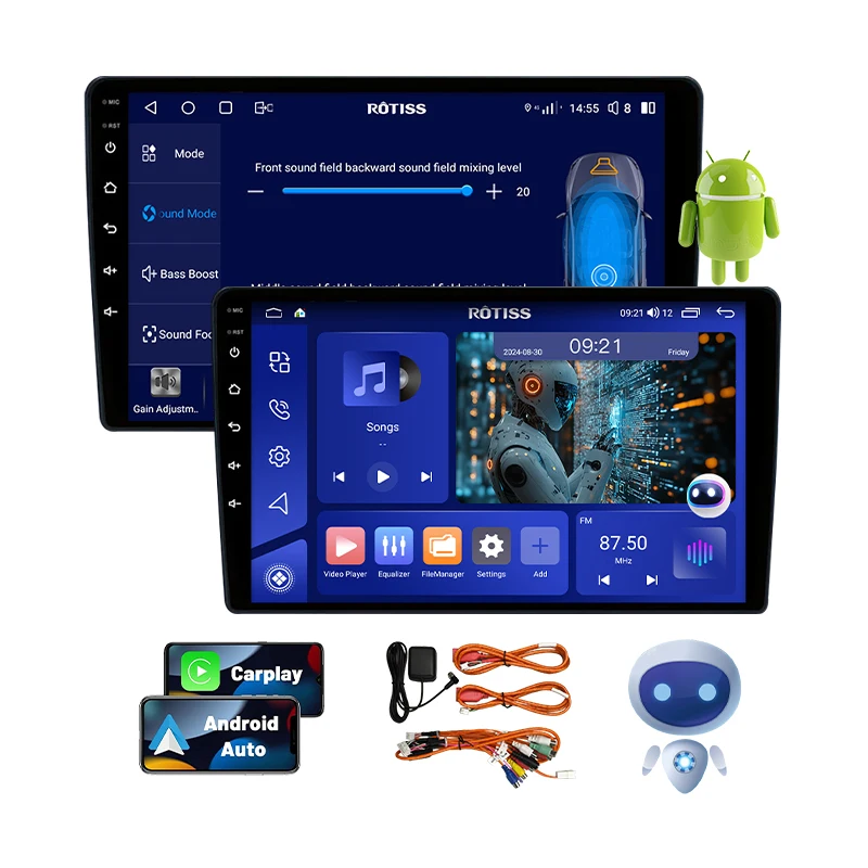 Ai Double din car stereo 2 din android car dvd player 9/10 Inch autoradio audio gps navigation android radio 9 inch