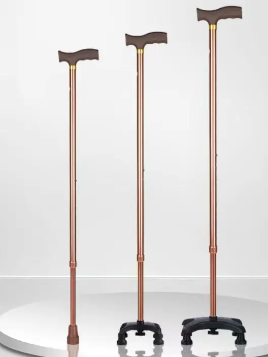 Factory Directly Hot sale Walking Stick cane Elderly safety walking aid cane with wheel handy cane