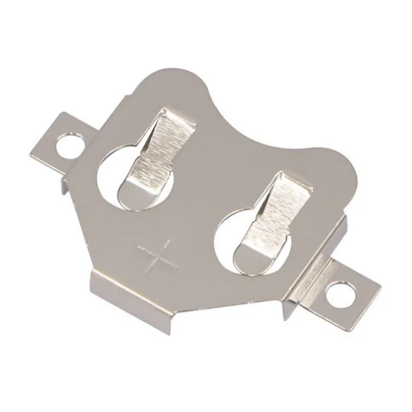 3v Metal Button Coin Cell CR2032 Battery Holder Contact Clips SMT for CR2032 WDS-2012 in Bulk / Reel Packing