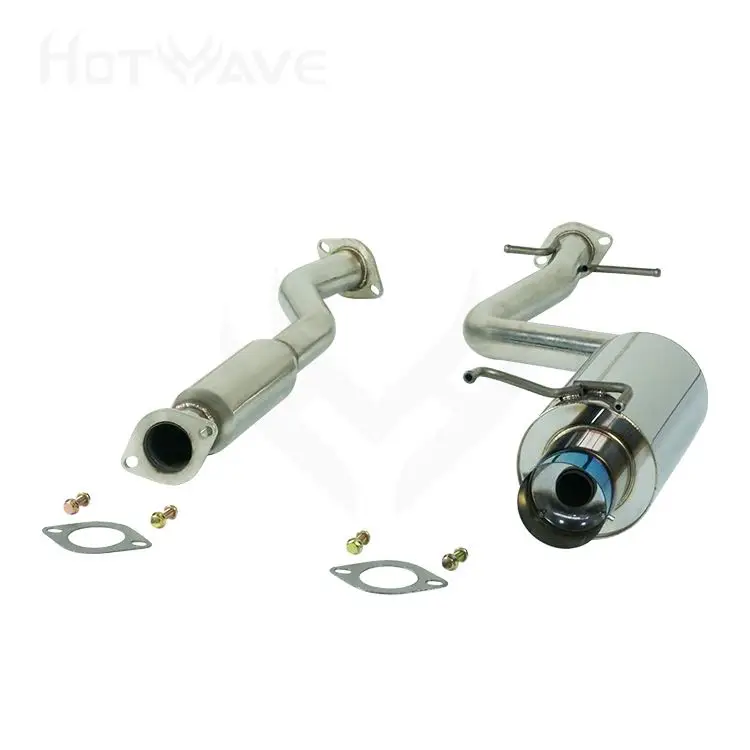 4-дюймовый титановый наконечник Catback глушитель SS HOTWAVE Прямая продажа с завода высокопроизводительный кэтбэк для Lexus IS250/300 2001-2005
