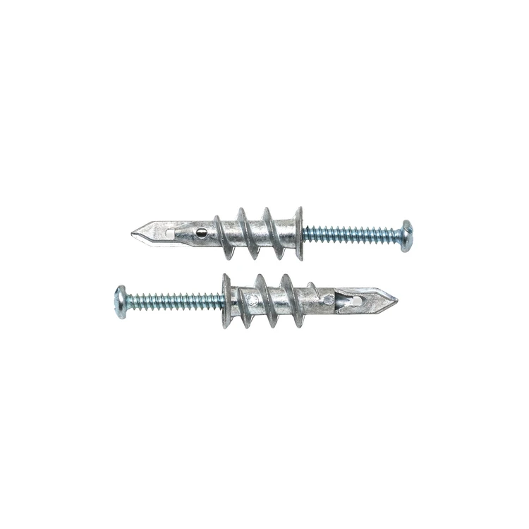 
zinc alloy self tapping drilling hollow wall drywall plasterboard anchor screw for heavy items 