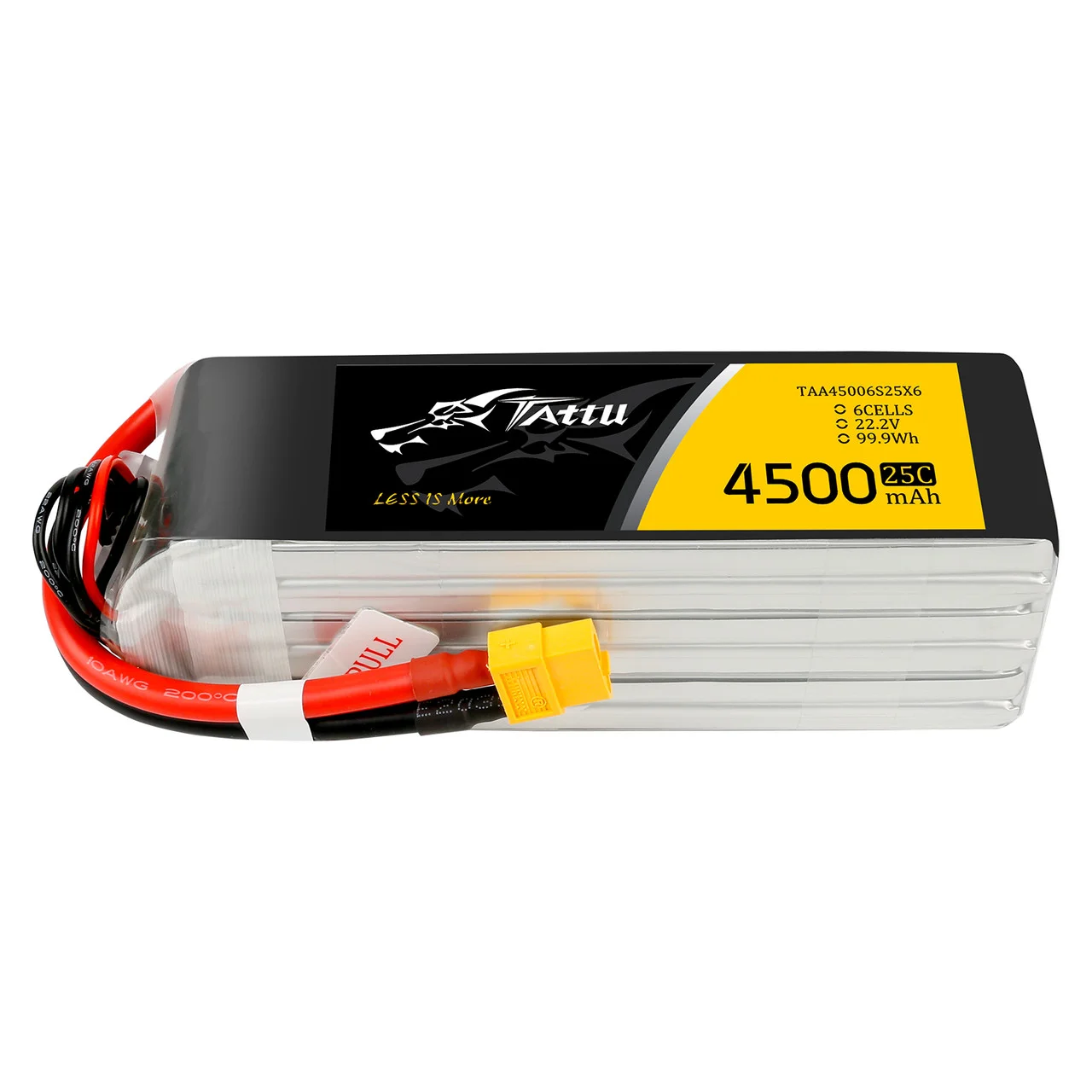 Tattu 4500 мАч 22 2 В 25C 6S1P Lipo аккумуляторная батарея для RC Вертолет Самолет rc Дрон лодка
