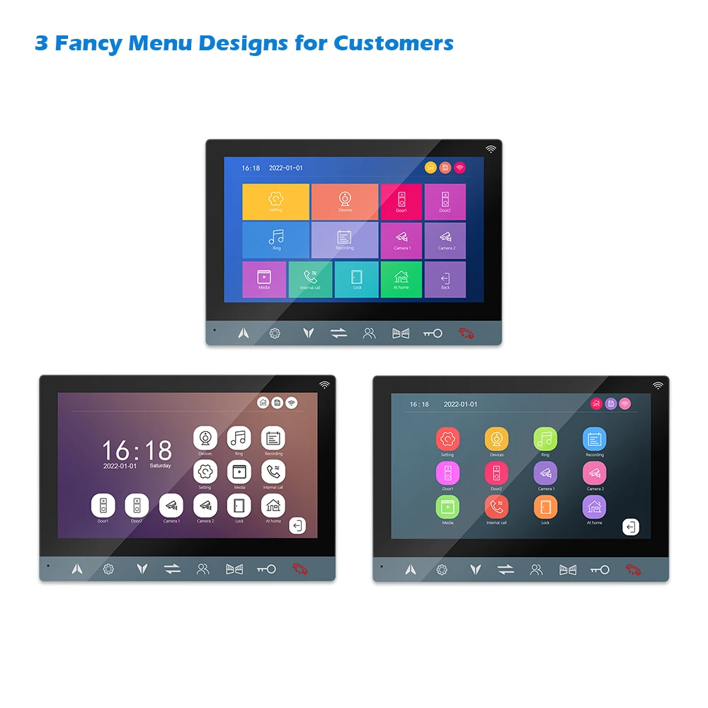 Hot Selling Video Doorbell Intercom Camera Doorphone Smart Wireless Security System WIFI AHD Tuya