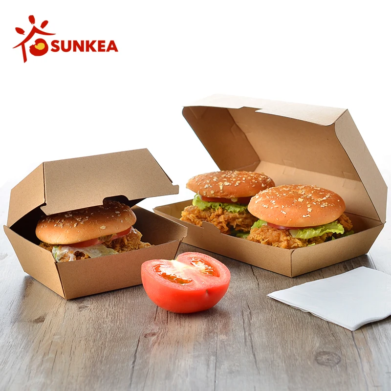 wholesale Custom Printed Burger Boxes