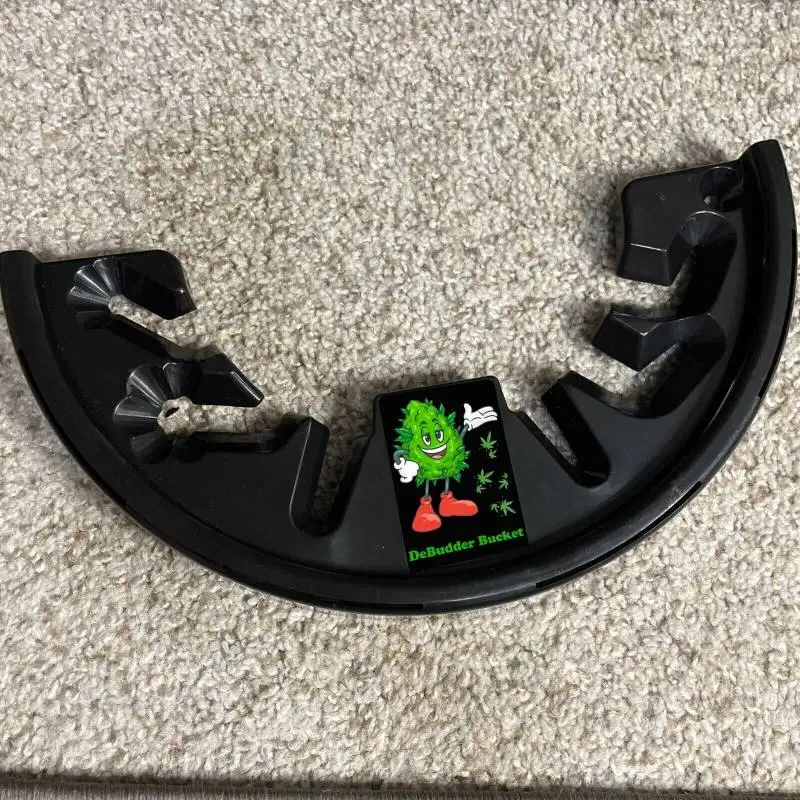 11.8inchx6.3inch Reusable Plastic Bucket Lid Indoor and Outdoor Garden Farm Use Harvest Herbs Debudder Bucket  Lid