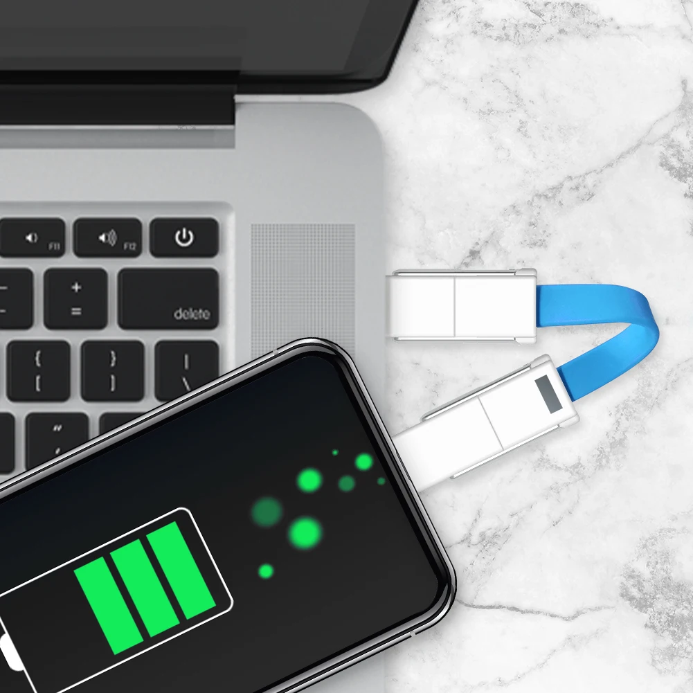 Прочный TPE CE ROHS Micro OTG 4 в 1 быстрая зарядка Type C телефон мульти USB брелок кабель для рекламного подарка