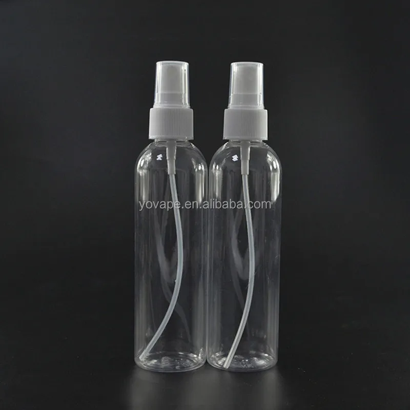 Empty atomizer round clear plastic spray bottles 30ml 60 ml 100ml 120ml 2 oz travel size toner cosmetic water mist spray bottle