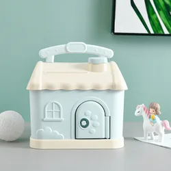 Creative cute girl piggy bank children with lock piggy bank large cartoon money box for boys and girls