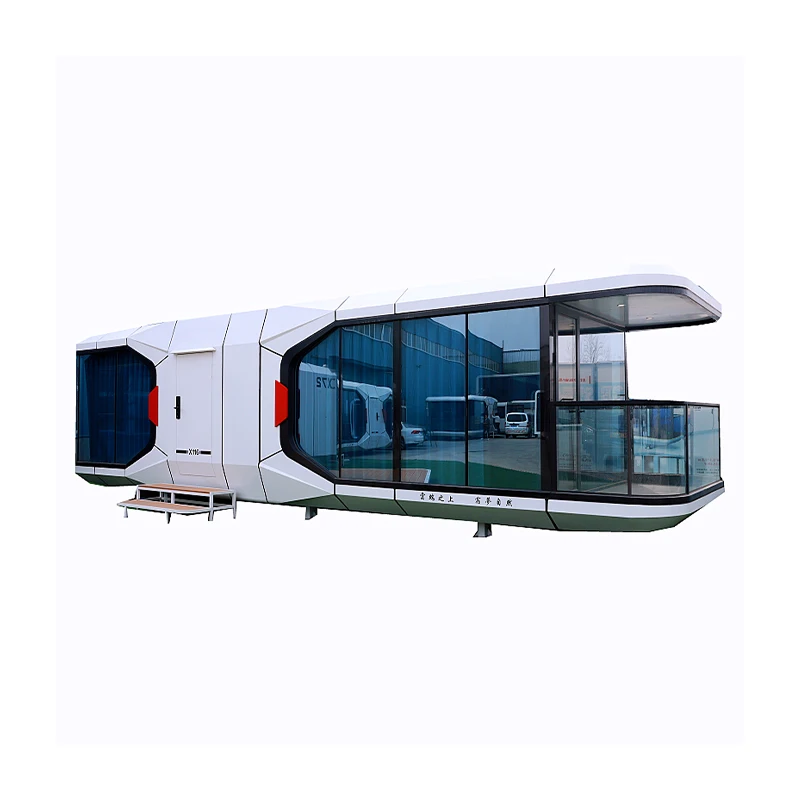 Cheap Panel Prefab Modular Smart House Capsule Room Villa House Luxury Tiny Foldable Container Capsule House