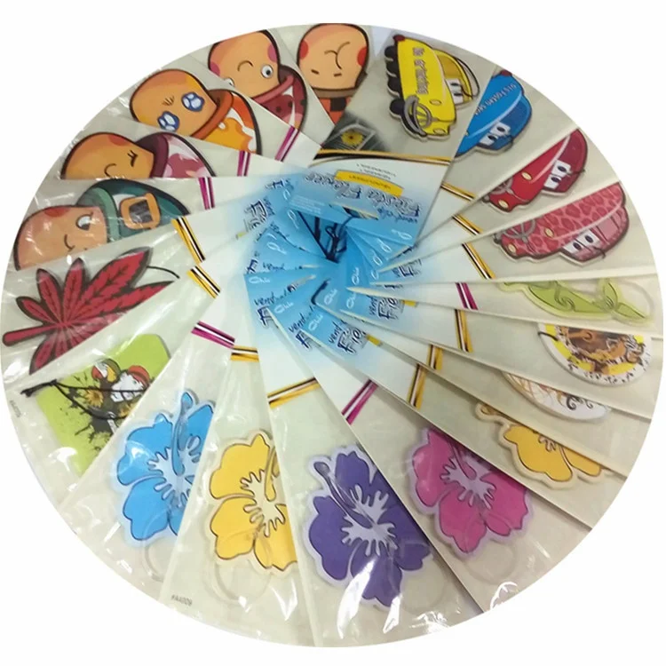 Paper hanging car perfume custom air freshener aromatizante para autos