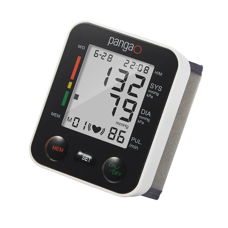 Automatic Electronic Tensiometer Sphygmomanometer Smart Bp Machine Lcd Display Digital Wrist Blood Pressure Monitor