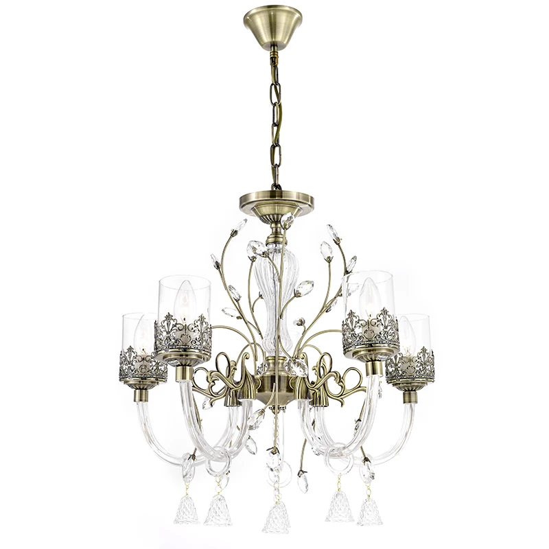 
Exquisite craftsmanship Solid reputation zinc alloy contemporary Green patina chandelier 