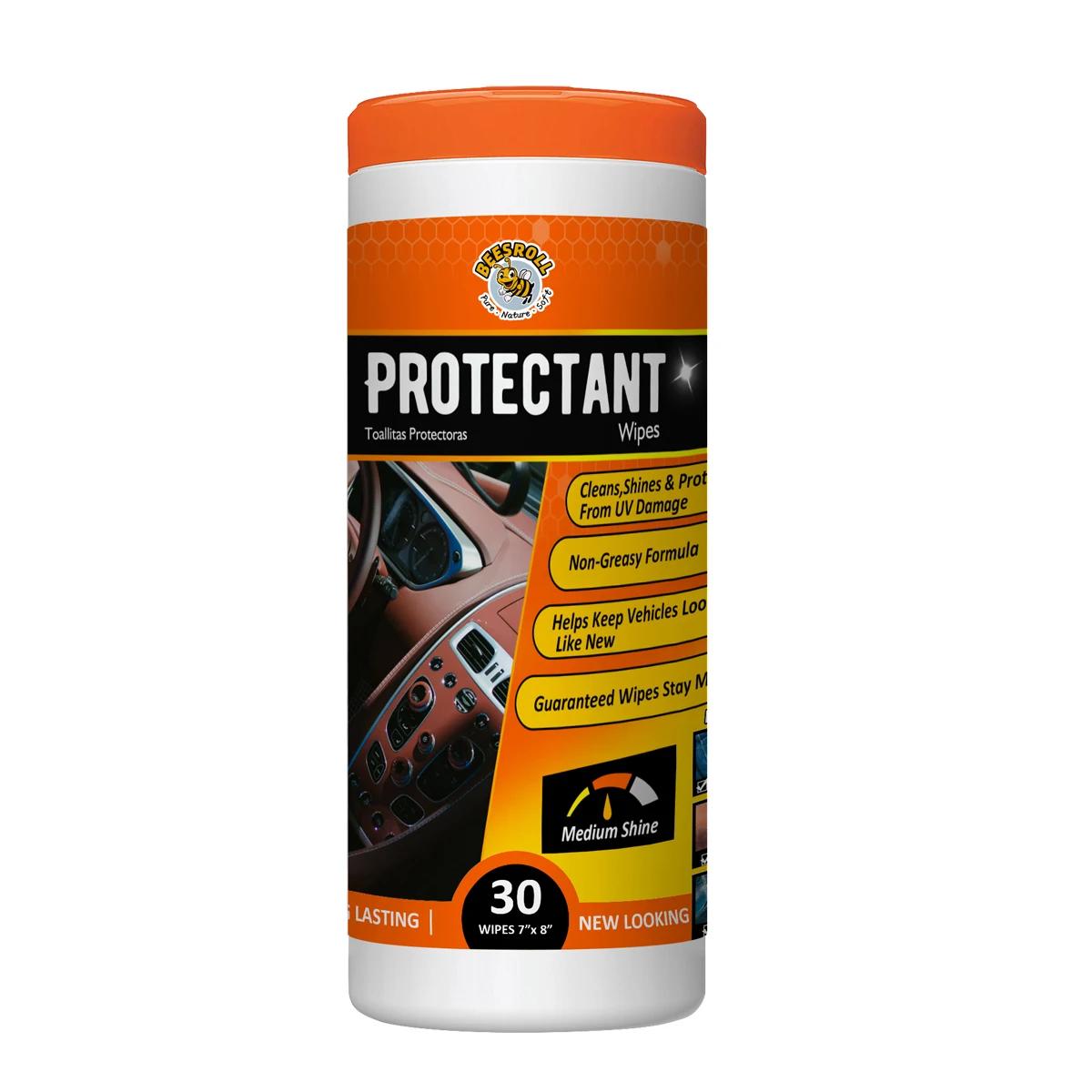 OEM low price wholesale wet wipe box car cleaning wipes, disposable car wipes with UV protection against cracking