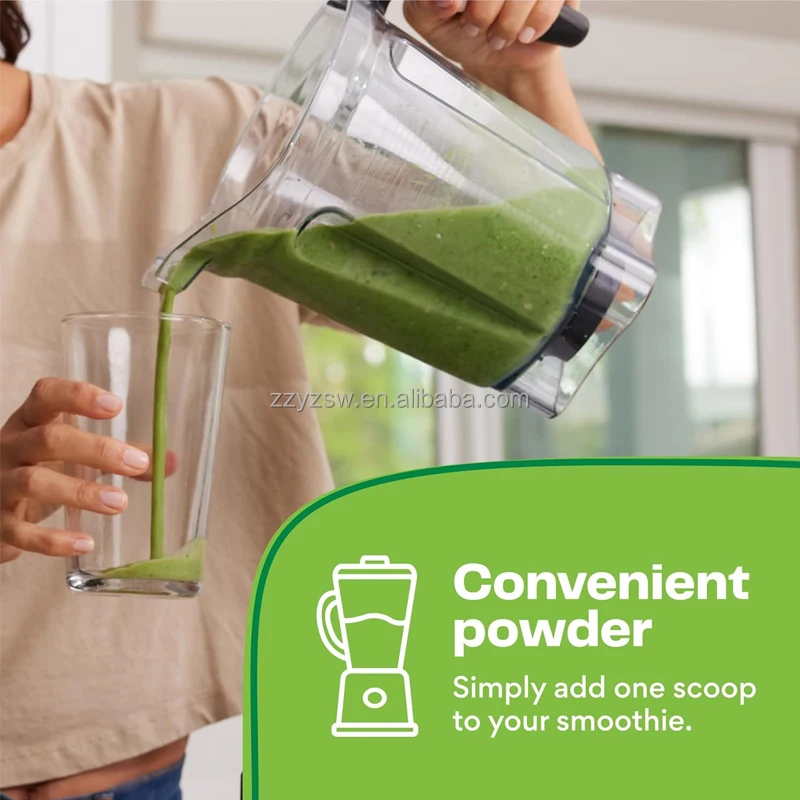 OEM/ODM Superfood Greens Blend Powder Tea with Digestive Enzymes Probiotics Vitamins-Supplements for Everyone Pregnant Women