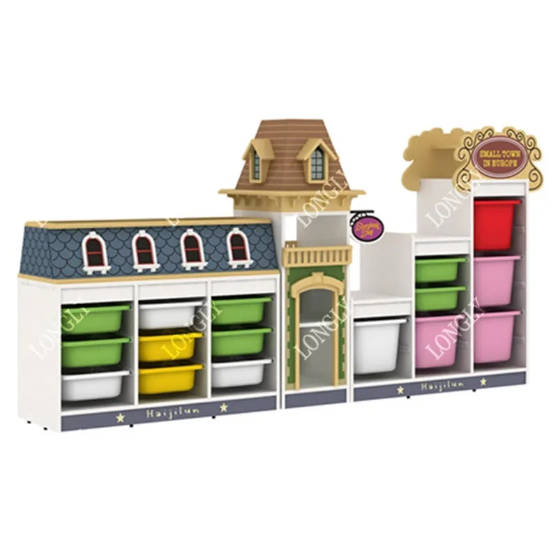Superior Children Wooden Kids Storage Cabinet for Toys
