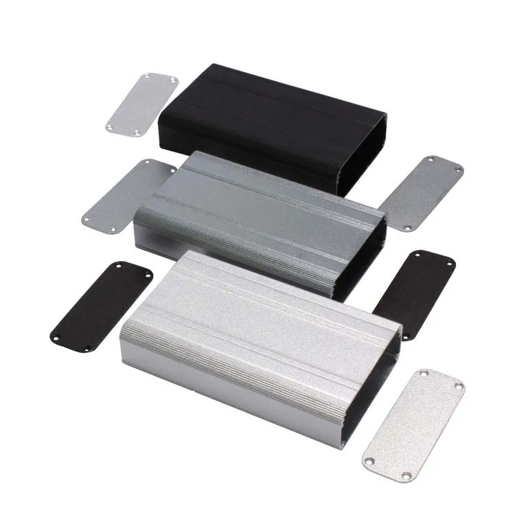 Hard Disk Drive Electronics Enclosure Manufacturers Custom Anodized Extruded 6063 Aluminium Profile Hard Disk Drive Box Case