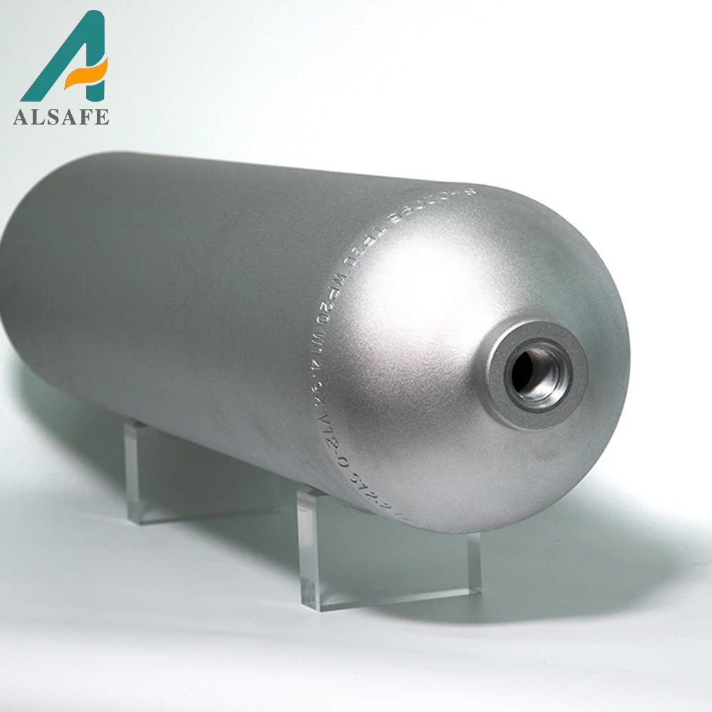 DOT Standard Aluminum Diving Cylinder 8L Scuba Tank Diving Oxygen Cylinder