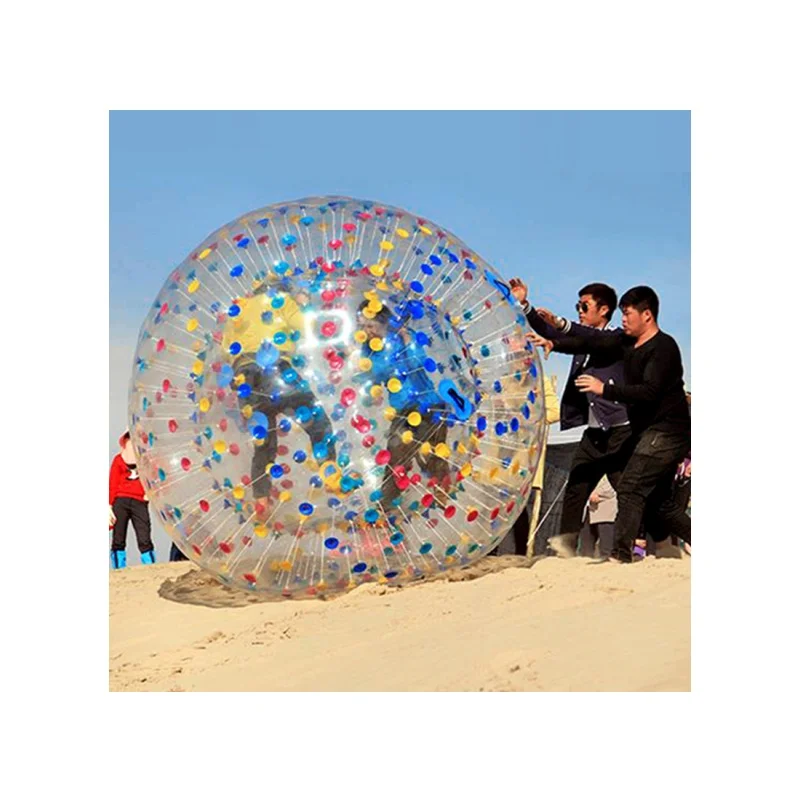 Inflatable grass water snow zorb ball walking ball outdoor space roller tumbling ball fun sports props