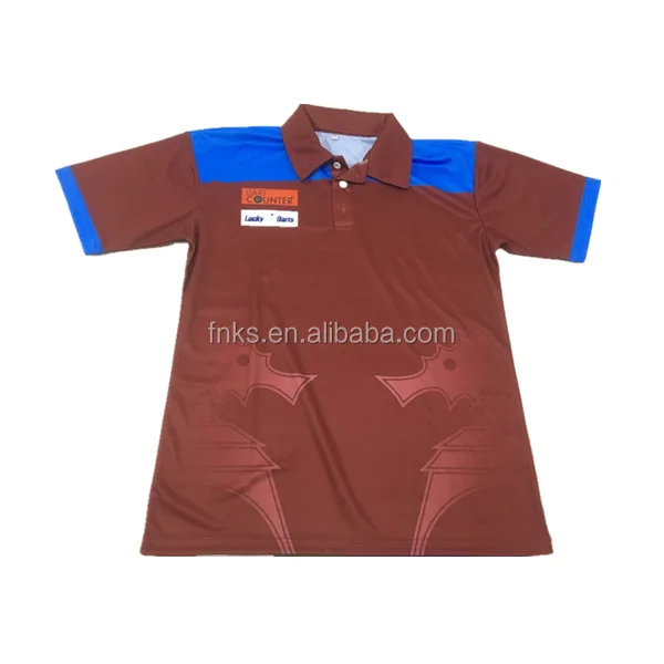 Custom Logo Man Sublimation Dart Shirts