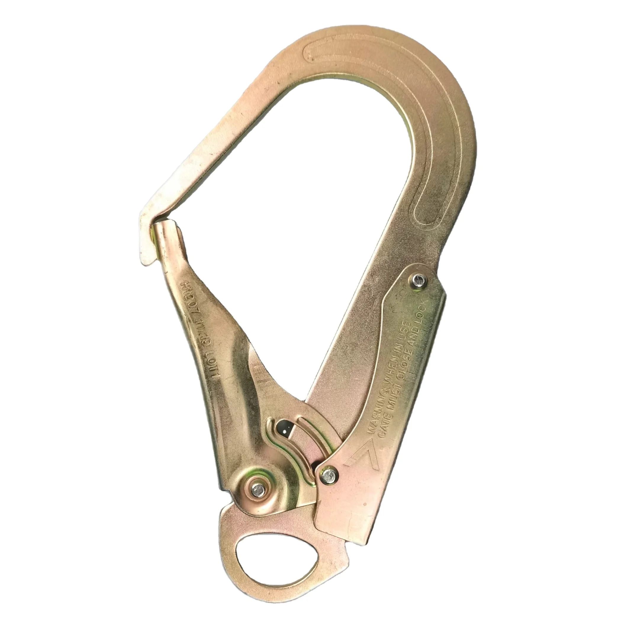 MINER’S BODY BELT  High Quality Steel Factory Forged Snap Hook Double Lock Safety Swivel Snap Hook High Quality Steel  Hook Fall Protection