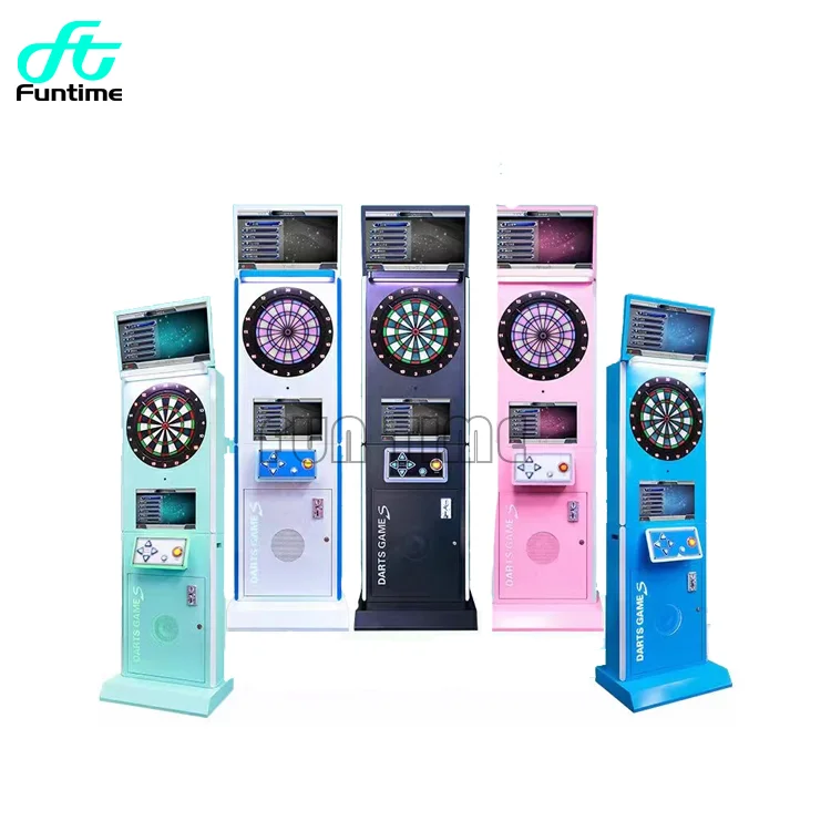 FunTime Coin Operated Games Arcade Electronic Automatic Bar Game Dart Machine For Sale