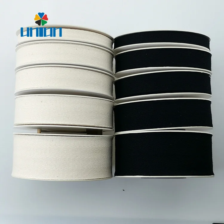 3/8 Inch 100% Cotton Webbing Belt Twill