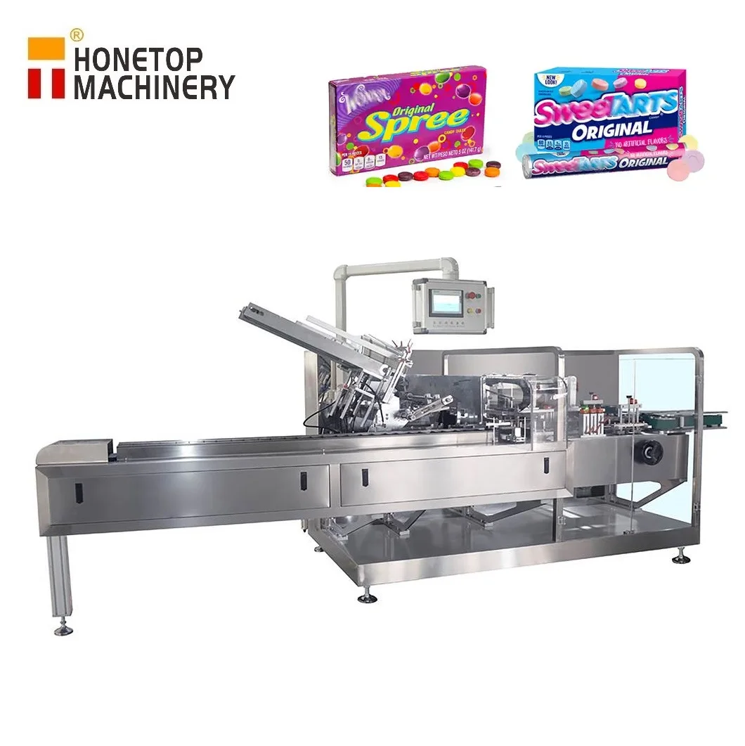 Honetop Fully Automatic Multi head Hot Milk Carton Packaging Machine weighting filling machine