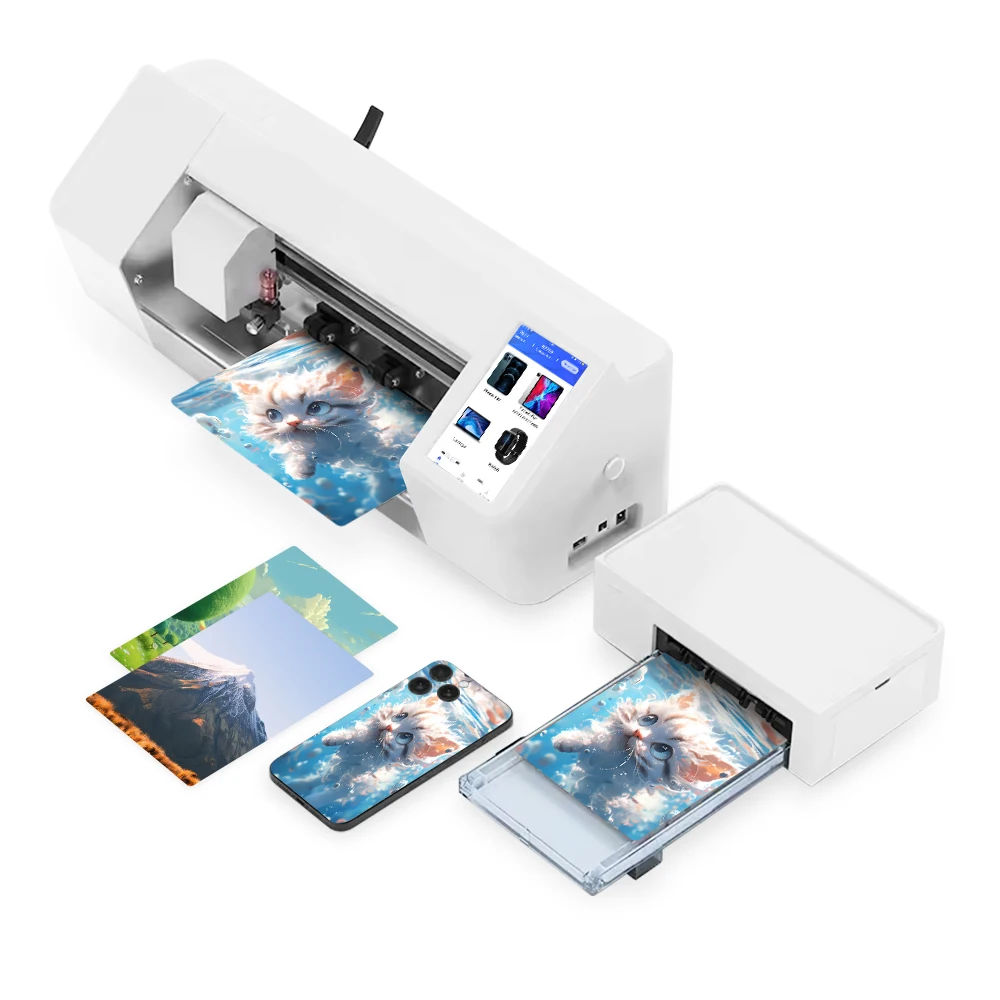 Phone Thermal Sublimation Printing Machine 300 Dpi Resolution Phone Back Skin Sticker Printer for Film Cutting Machine
