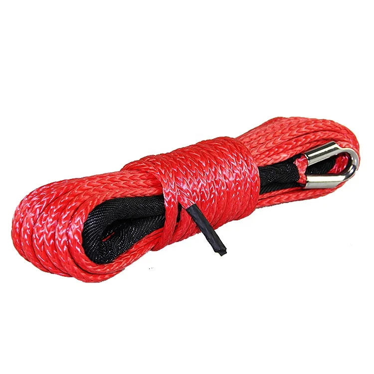 
Factory Price high strength synthetic uhmwpe winch rope used for atv 4x4 Braided 1/4