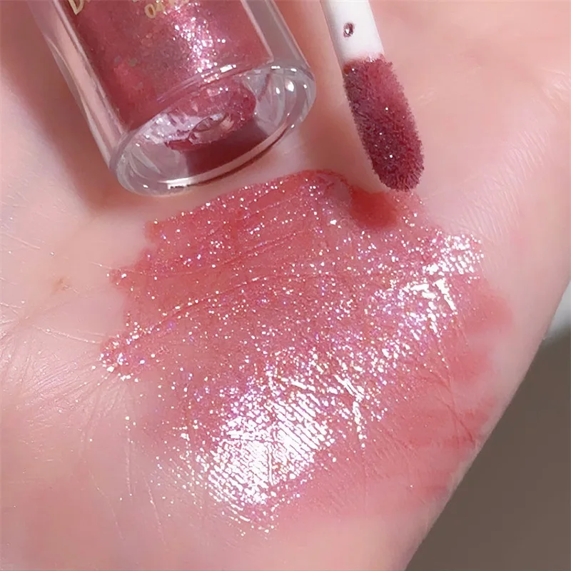 Private Label  5 Color Flash Lip Glazemirror Lip Glaze Gloss Lasting Waterproof Customization Rouge a Levre Bio