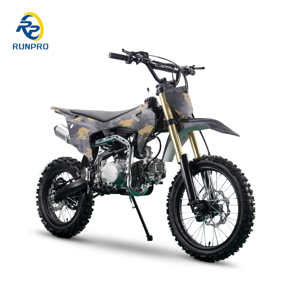 2024 New 125cc 140cc 190cc Electric Dirt Bike Motorcycle 4 Stroke Motocross Disc Brake F/R Chain Drive Electric Start Kick Sale