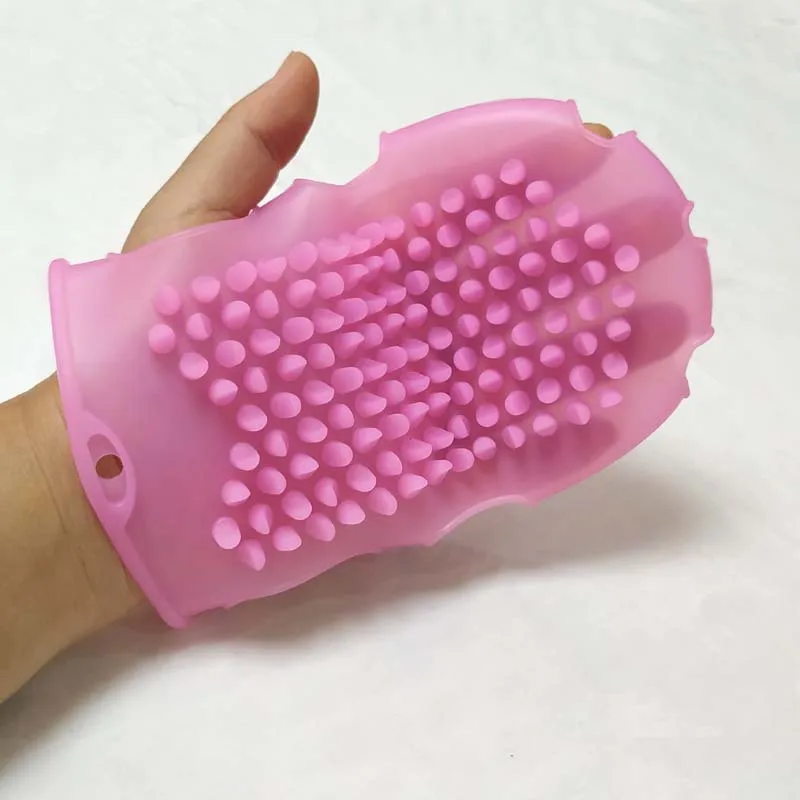 New Arrival Comfortable Double-sided Silicone Bath Brush Silicone Body Cleaning Massage For SPA And Bath Body Scrub Brush Shower