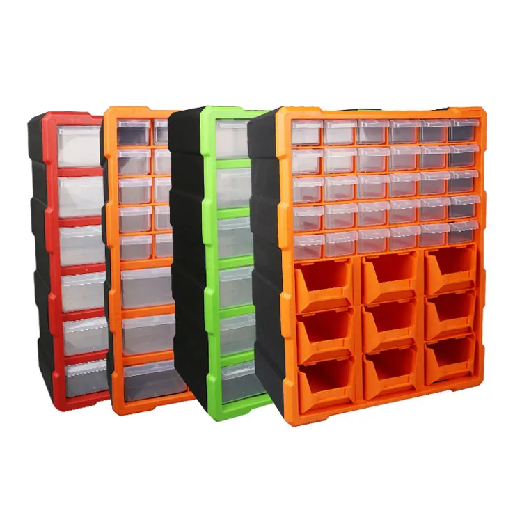 Tool Box Toolbox Tools Organizer Manufacture Low Price Cheap Plastic Carton Plastic with 3 Sliding Trays Plastic China Bafuluo