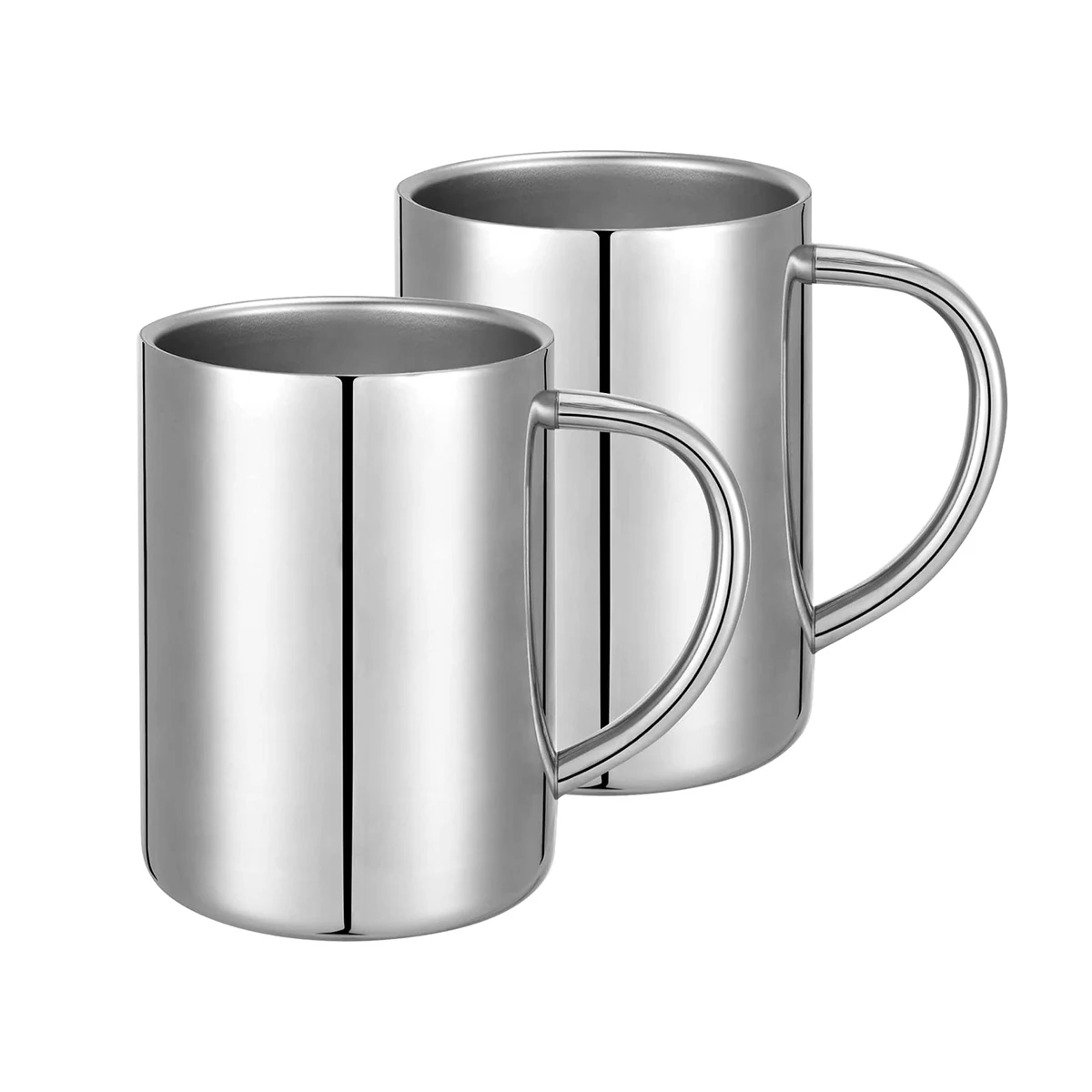 10oz 300ml BPA Free Hot Insulated Double wall stainless steel coffee mug with handle Coffee cup
