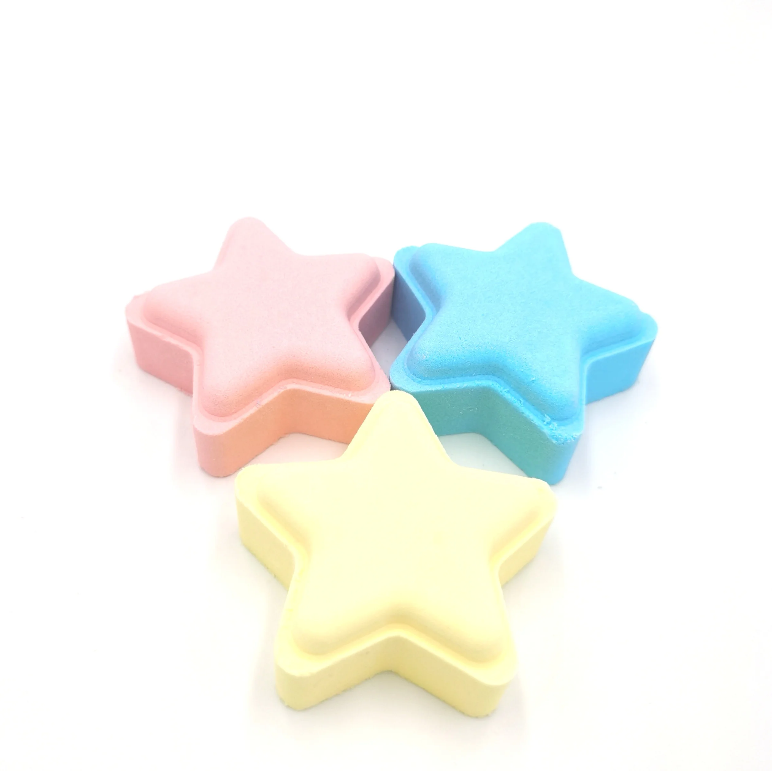 Wholesale star bath fizzers with private label for gift