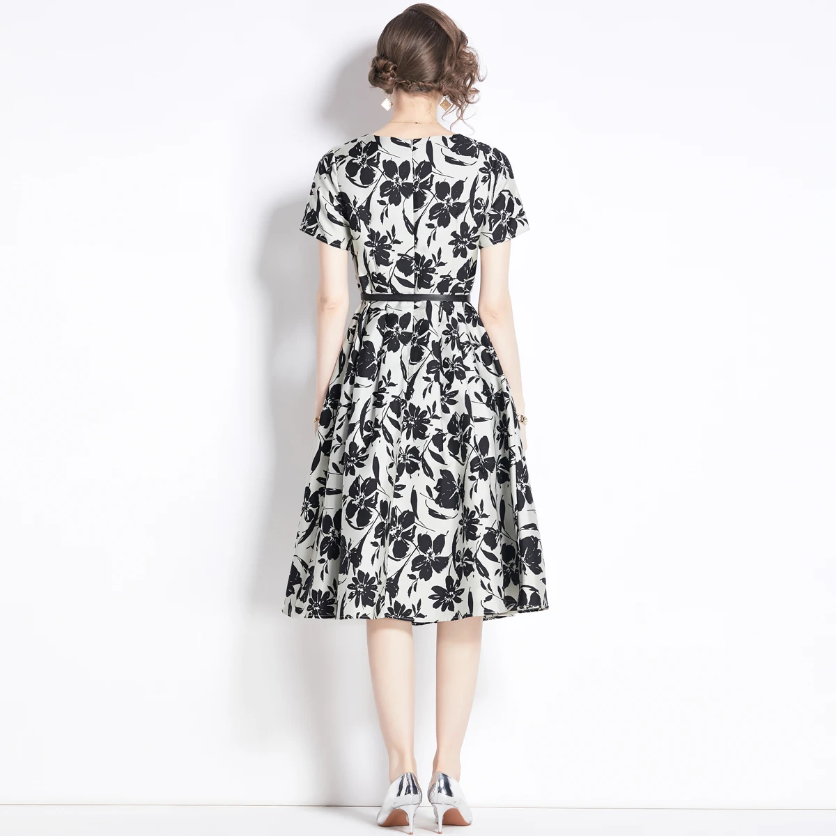 1646-99-849 Clothing Manufacturers Custom Woman Clothes Wholesale Prom Apparel Elegant Vintage Lady Oem Stock Long Dresses