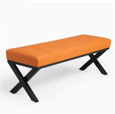 Clothing store Shoe store try shoe stool Simple fashion lounge area sofa stool wrought iron bench