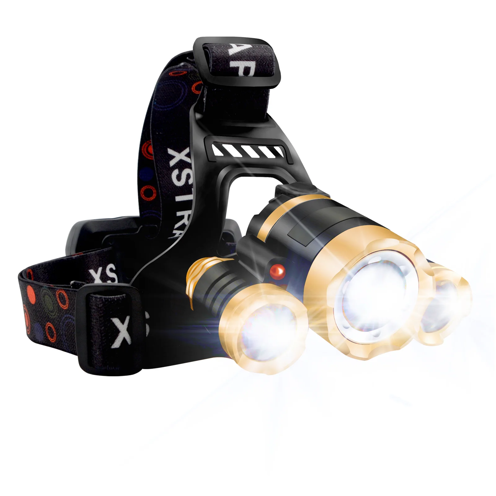 Powerful Rechargeable High Power Zoom Head Torch Headlamp Flashlight Fishing Hunting Led Headlamps