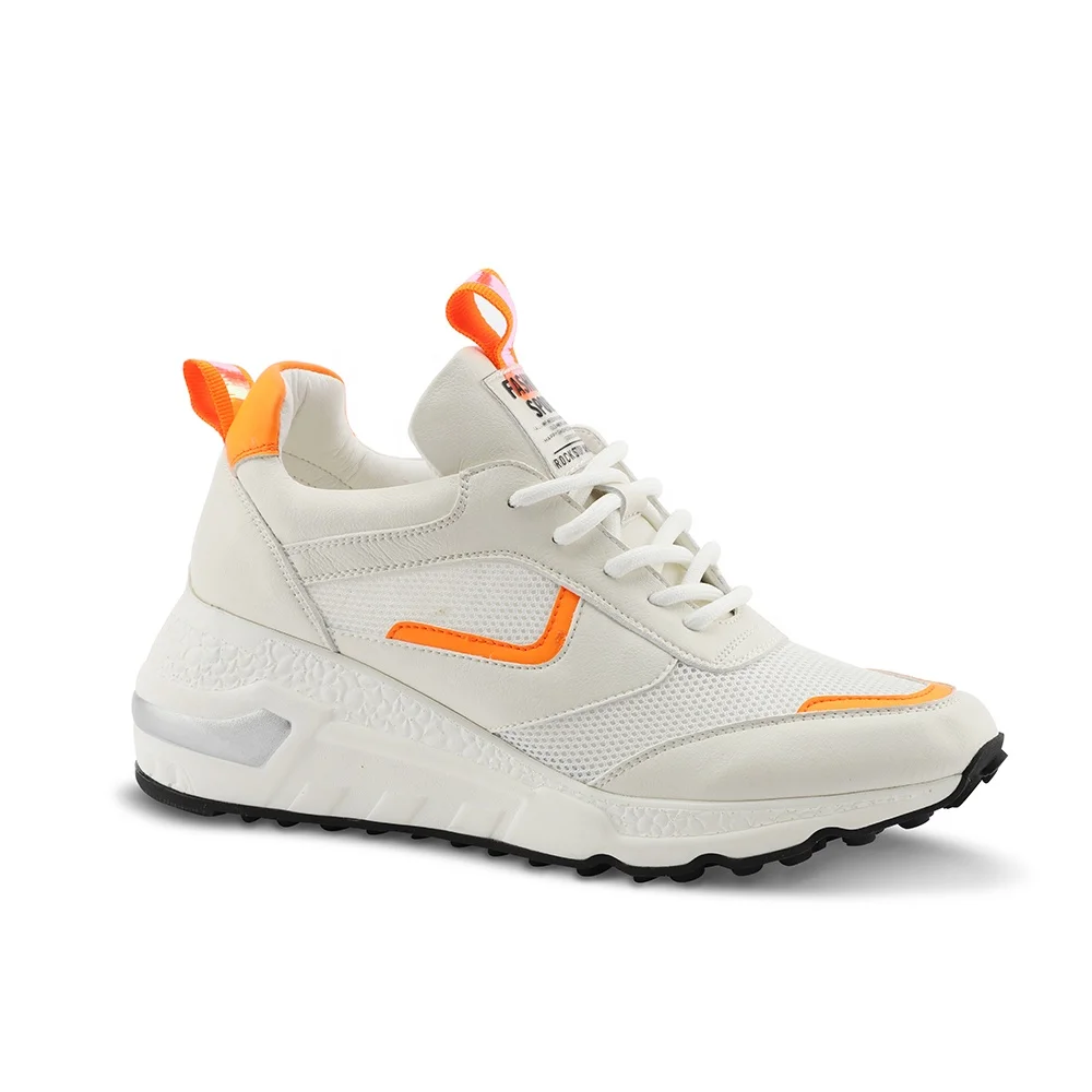 Удобная спортивная обувь на толстой подошве для девочек; Дышащая сетчатая обувь для бега; Белая повседневная обувь для женщин